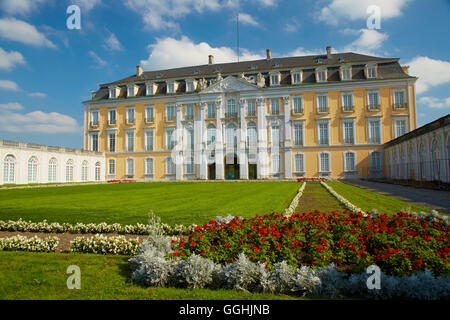 Château Augustusburg Baroque à Bruehl, Schloss Augustusburg, Rhénanie du Nord-Westphalie, Allemagne, Europe, Mittelrhein Banque D'Images