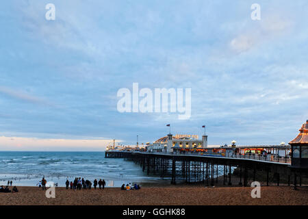 La jetée de Brighton, Brighton, East Sussex, Angleterre, Grande-Bretagne Banque D'Images