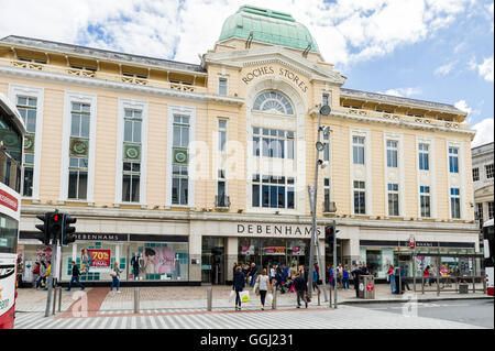 Debenhams Superstore sur Patrick Street, Cork, Irlande. Banque D'Images