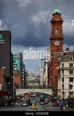 Palace Hotel Manchester Oxford Street Oxford corridor routier de luxe de luxe qualité hi-bien chic riche classe coupé au-dessus de l'argent weal Banque D'Images