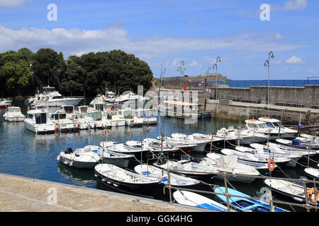 Port de Mundaka, Espagne, comté de Basque Banque D'Images