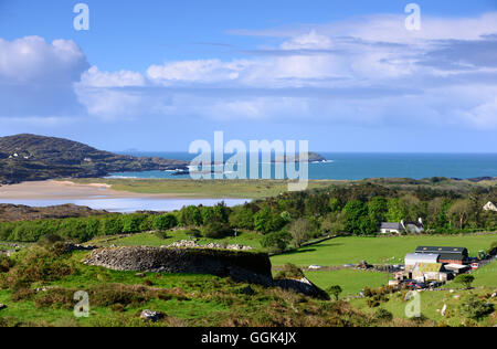 Près de Caherdaniel à Ring of Kerry, Kerry, Irlande Banque D'Images