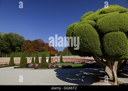 Dans le parc du Retiro, Parque del Retiro, Madrid, Espagne Banque D'Images