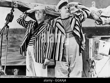 ABENTEUER AUF HOHER VOIR / les pas en mer USA 1940 / Gordon Douglas Voir mit Stan Laurel et Oliver Hardy. Regie : Gordon Douglas aka. Les pas en mer Banque D'Images