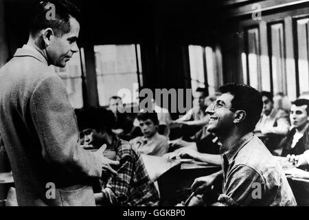 DIE SAAT DER GEWALT / Blackboard Jungle USA 1955 / Richard Brooks Voir mit GLENN FORD (Richard Dadier) und JAMEEL FARAH/JAMIE FARR (Santini). Regie : Richard Brooks aka. Blackboard Jungle Banque D'Images