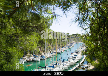 Port, Calanque de Port Miou, Bouches-du-Rhône, France Banque D'Images