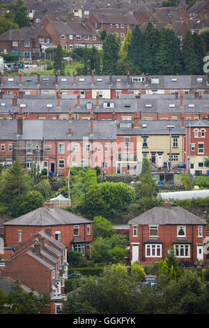 STOCKSBRIDGE logements Sheffield Sheffield STOCKSBRIDGE typique Yorkshire Terrasse maisons logements maisons bâtiments i Banque D'Images