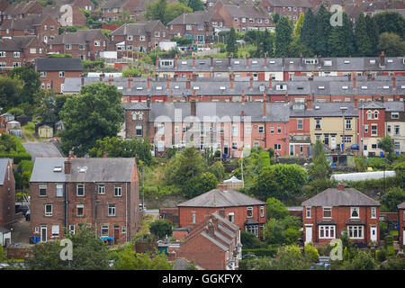 STOCKSBRIDGE logements Sheffield Sheffield STOCKSBRIDGE typique Yorkshire Terrasse maisons logements maisons bâtiments i Banque D'Images