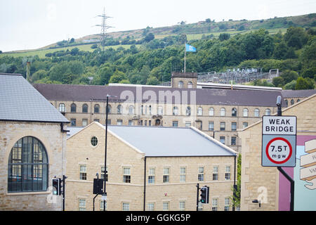 Tata Steel site STOCKSBRIDGE Bâtiments sheffield de Samuel Fox's works. La grande structure en arrière-plan en coton d'origine Banque D'Images