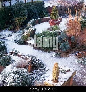 Neige Scène SSF086484 Banque D'Images