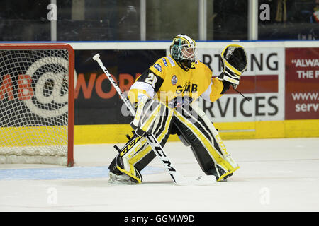 Miika Wiikman du GMB Nottingham Panthers Banque D'Images