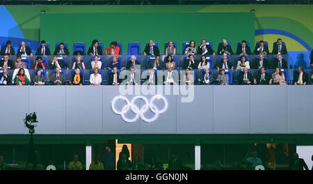 Rio de Janeiro, Brésil. Le 05 août, 2016. Les dignitaires. La cérémonie d'ouverture de la 31e Olympiade. Rio 2016. Stade Maracanã. Rio de Janeiro. Le Brésil. 05/08/2016. Credit : Sport en images/Alamy Live News Banque D'Images