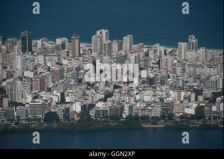 Rio de Janeiro, Brésil. Le 05 août, 2016. Le quartier d'Ipanema à Rio de Janeiro, Brésil, 05 août 2016. Photo : Marijan Murat/dpa/Alamy Live News Banque D'Images