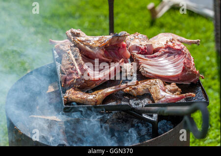 Wolverhampton Tettenhall, Royaume-Uni. 6 Août, 2016. La Société d'histoire Wednesfield Wolverhampton Bataille d'Wodensfield Re-enactment 5 août 910 A.D. La bataille de Tettenhall (parfois appelée la bataille de Wednesfield ou Wōdnesfeld) a eu lieu, d'après la Chronique anglo-saxonne, près de Tettenhall Wolverhampton le 5 août 910. Les forces alliées de mercie et Wessex a rencontré une armée de Northumbrian Vikings en MERCIE. Crédit : David Holbrook/Alamy Live News Banque D'Images
