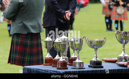 Moira, l'Irlande du Nord. Le 06 août 2016. Lisburn & Castlereagh Ville Pipe Band Championships 2016, tenue à Moira Moira Demesne, près de Lisburn, Irlande du Nord. Photo - David Hunter/Alamy Live News Banque D'Images