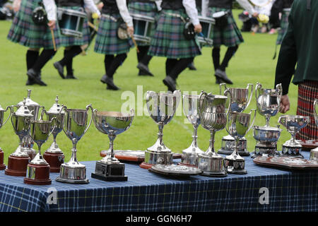 Moira, l'Irlande du Nord. Le 06 août 2016. Lisburn & Castlereagh Ville Pipe Band Championships 2016, tenue à Moira Moira Demesne, près de Lisburn, Irlande du Nord. Photo - David Hunter/Alamy Live News Banque D'Images