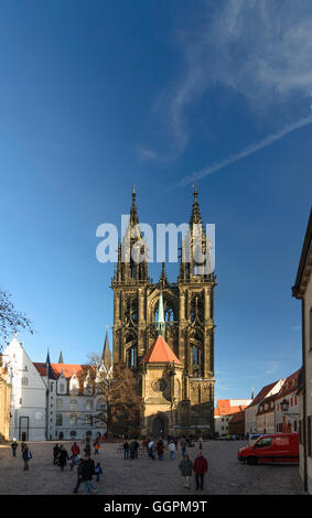 Meissen : Château Albrechtsburg, cathédrale, Allemagne, Sachsen, Texas, United States Banque D'Images