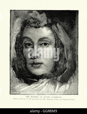 Elizabeth Steward mère d'Oliver Cromwell Banque D'Images