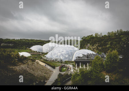 Eden Project à St Austell, Cornwall, Angleterre, nominale. Banque D'Images