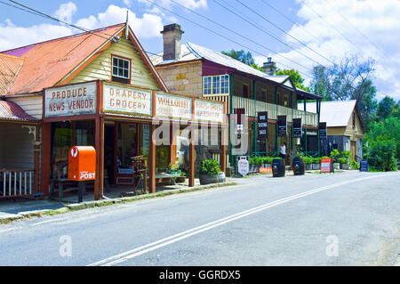 Le vieux village de Wollombi dans la région de New South Wales, Australie. Banque D'Images