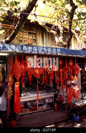 La fleur et le marché aux oiseaux dans de vieux Kunming, la capitale de la province du Yunnan en Chine. Banque D'Images