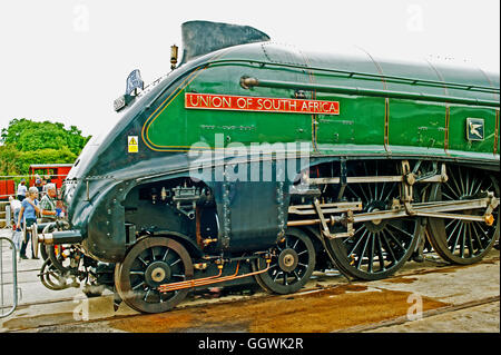 A4 No 60009 du Pacifique Union sud-africaine au musée du chemin de fer, Shildon locomotion Banque D'Images