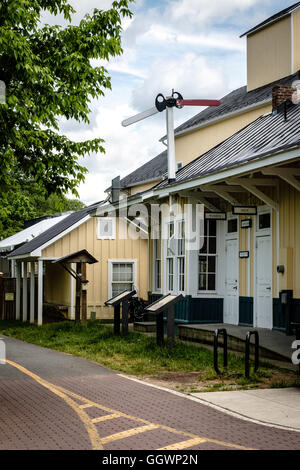 Purcellville Gare du Nord 200, 21e rue, Virginia, Virginie Banque D'Images