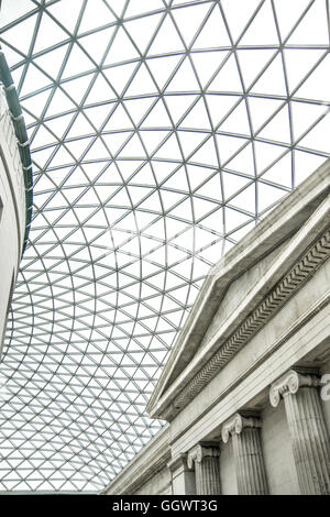 Queen Elizabeth II Great Court, British Museum, Londres Banque D'Images