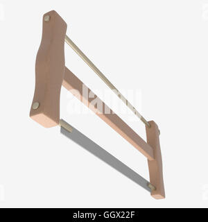 Scie de poche avec l'outil à bois web scie Banque D'Images