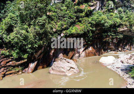 Boquerón de Padre Abad, d'Aguaytia, département ucayali, Pérou. Banque D'Images