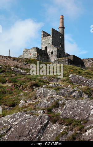 Allihies Copper Mine, Péninsule de Beara, West Cork Banque D'Images