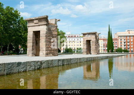 Templo de Debod, Madrid - Madrid - Espagne Banque D'Images