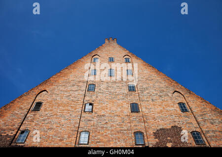 Grand Moulin (Wielki Młyn) à Gdansk, Pologne, Europe, construit par les Chevaliers Teutoniques en 1350, ville historique monument, pyramide, tr Banque D'Images