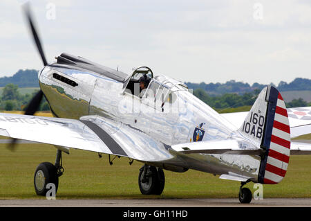 Curtiss P-40C,41-13357, G-CIIO à Duxford Banque D'Images