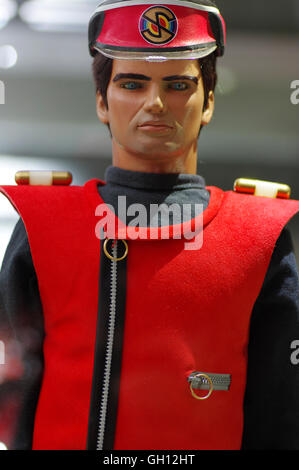 Gerry Anderson Puppet figure Captain Scarlet Banque D'Images