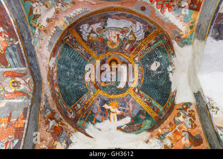 Sucevita, Roumanie, Juillet 06, 2015 : monastère Sucevita, l'un des célèbres monastères peints en Roumanie, Patrimoine de l'Unesco, Roumanie Banque D'Images