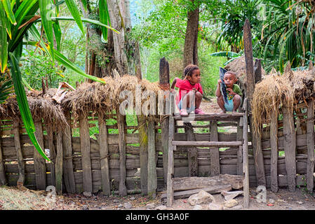 Kids Village Jiwika Banque D'Images