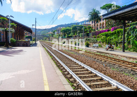 La gare de Santa Margherita Italie Banque D'Images