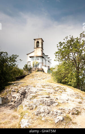 Sanctuaire de la Vierge de la Ceriola. Iseo, Lombardie. Italie Banque D'Images