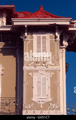 L'Italie, Marches, Pesaro, Piazzale della Libertà, le Villino Ruggeri Banque D'Images