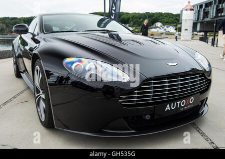 Aston Martin V12 Vantage illustré par Autoxo Larvik en Norvège Banque D'Images