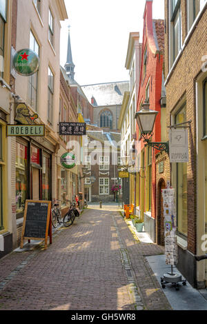 Photos de la ville historique de Leiden Centre-ville Banque D'Images