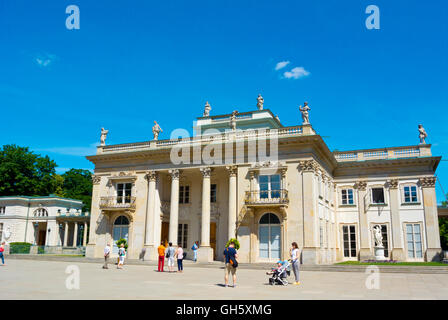 Palac Na Wyspie, Palais sur l'eau ou le palais Lazienki, sur l'île, Parc Lazienki Krolewskie, Varsovie, Pologne Banque D'Images