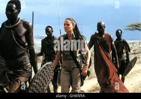 LARA CROFT - TOMB RAIDER - DIE WIEGE DES LEBENS / Lara Croft - Tomb Raider - le berceau de la vie USA 2003 / jan de Bont Lara Croft (ANGELINA JOLIE) Régie : Jan de Bont aka. Lara Croft - Tomb Raider - le berceau de la vie Banque D'Images