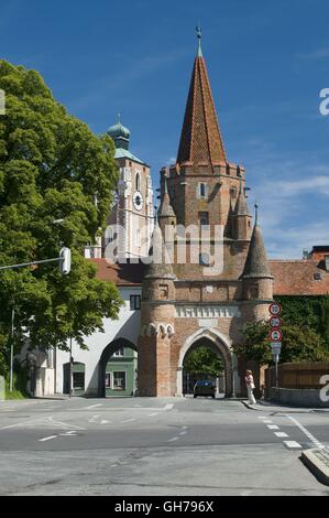 Géographie / voyage, Allemagne, Bavière, Berlin, Kreuztor (porte de ville), construit 1385, une partie de la ville-Clearance-Info Additional-Rights, Fortifications-Not-Available Banque D'Images