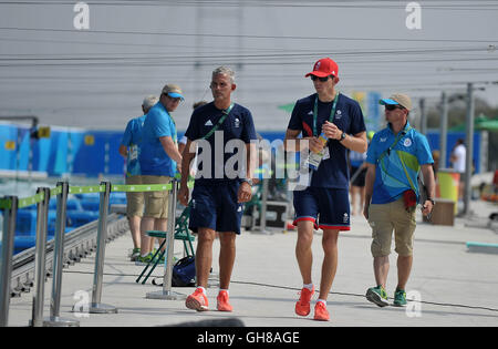 Rio de Janeiro, Brésil. 09Th Aug 2016. . En slalom. White Water Centre. X-Park. Deodoro. Rio de Janeiro. Le Brésil. 09/08/2016. Credit : Sport en images/Alamy Live News Banque D'Images