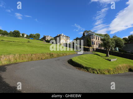 La serpentine road rothesay île de Bute ecosse Août 2016 Banque D'Images