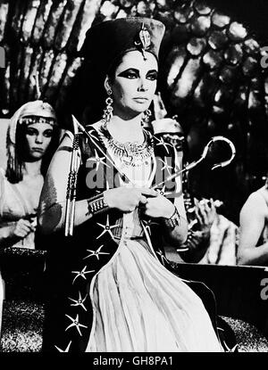 CLEOPATRA Cleopatra / USA 1962 / Joseph L. Mankiewicz ELIZABETH TAYLOR (Cleopatra) Régie : Joseph L. Mankiewicz aka. Cleopatra Banque D'Images