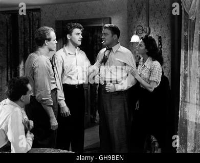 DER RÄCHER / DIE UNTERWELT KILLER / The Killers USA 1947 / Robert Siodmak Voir mit Burt Lancaster (Ole, der Schwede), ALBERT DEKKER (Big Jim Colfax), AVA GARDNER (Kitty Collins) Régie : Robert Siodmak aka. Les tueurs Banque D'Images