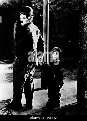 Le clochard (Charles Chaplin) et l'enfant (JACKIE COOGAN), Film Fernsehen, Comedy, Stummfilm, film muet, Portrait, 20er Regie : Charles Chaplin alias. Le Kid Banque D'Images